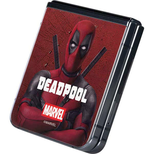 Marvel Deadpool Legacy Deadpool Red Poster Galaxy Z Flip5 5G Skin